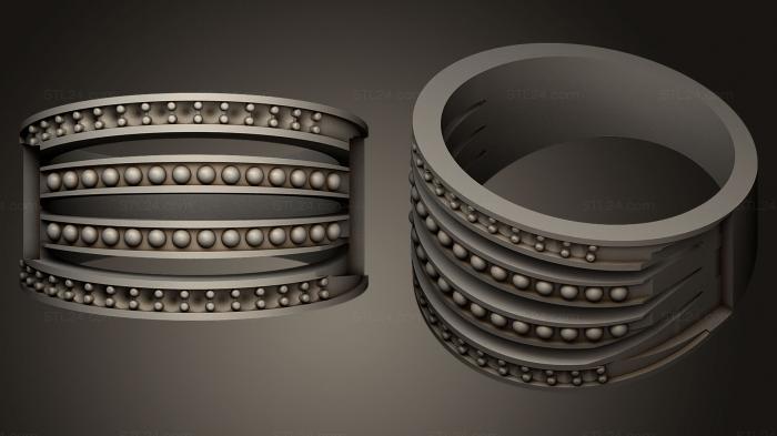 Ювелирные перстни и кольца (Кольцо 87, JVLRP_0188) 3D модель для ЧПУ станка